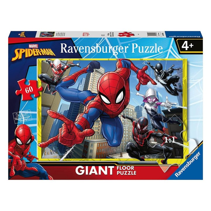 PUZZLE 60 GIANT PAVIMENTO SPIDERMAN