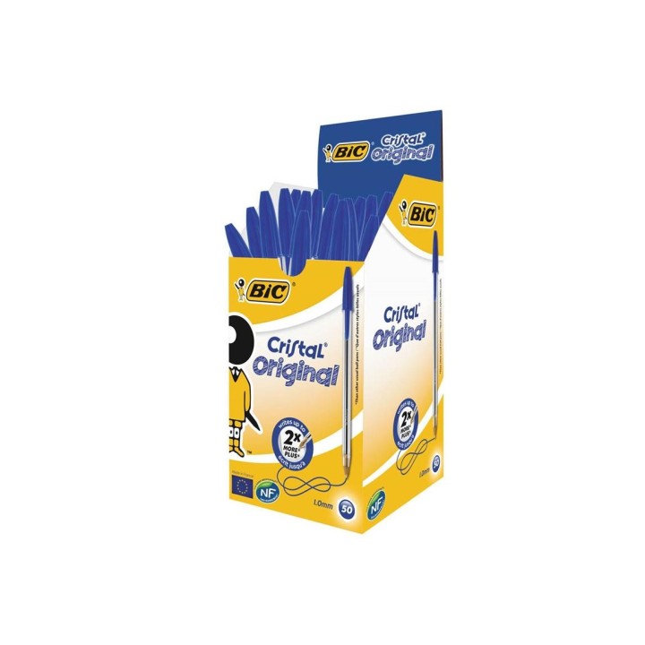 BIC PENNA CRISTAL MEDIUM BLU