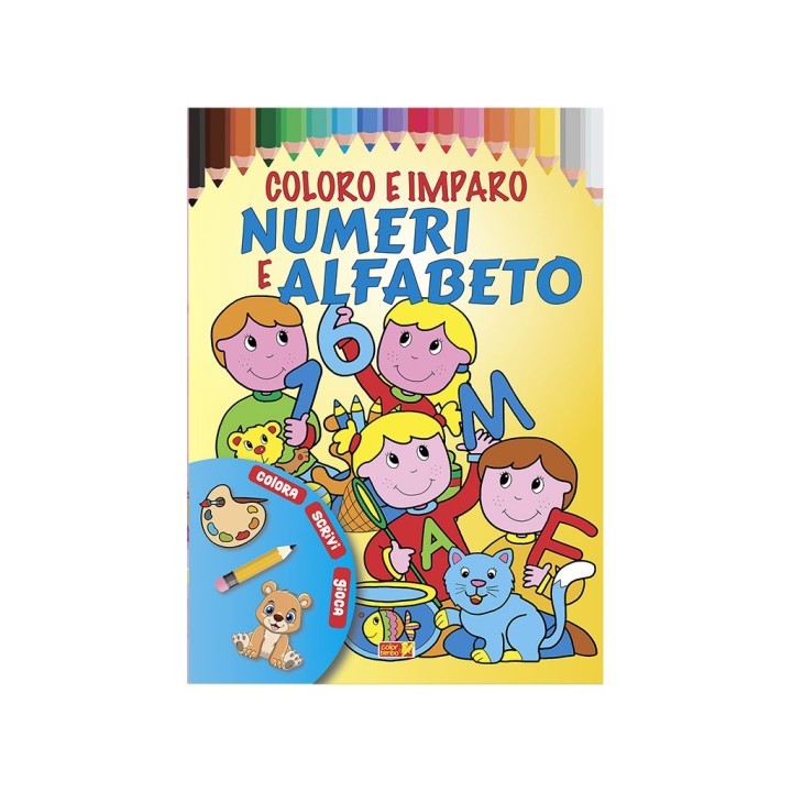 COLORO E IMPARO NUMERI E ALFABETO