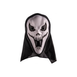 MASCHERA FANTASMA PLASTICA CON CAPPUCCIO