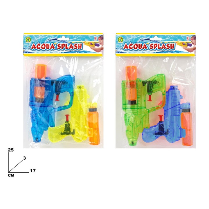 PISTOLA ACQUA 2 PEZZI