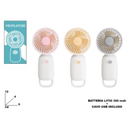 VENTILATORE 3 COLORI ASS