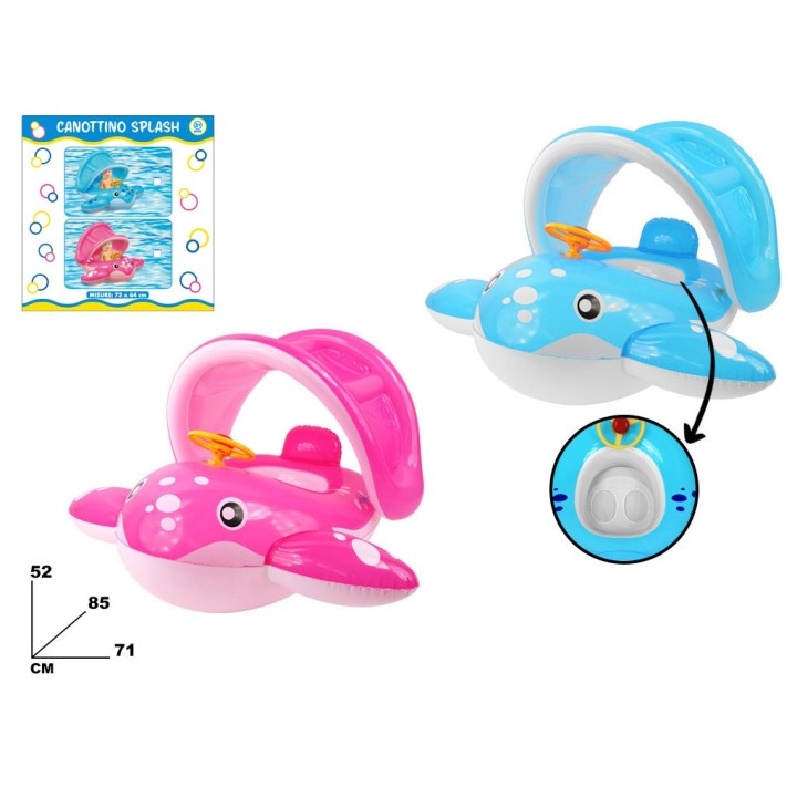 CANOTTINO SPLASH CON CAPPOTTINA