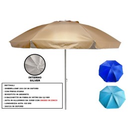 OMBRELLONE IBIZA OXFORD 220 CM