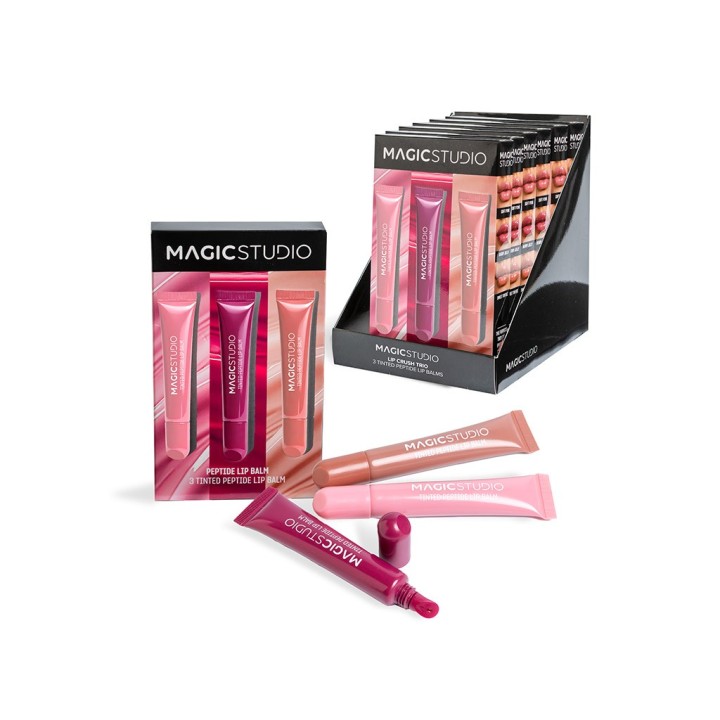 MAGIC STUDIO PEPTIDE LIP BALM TRIO