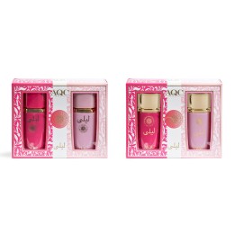 AQC FRAGRANCES LEILA CANDY RED&NUDE SET