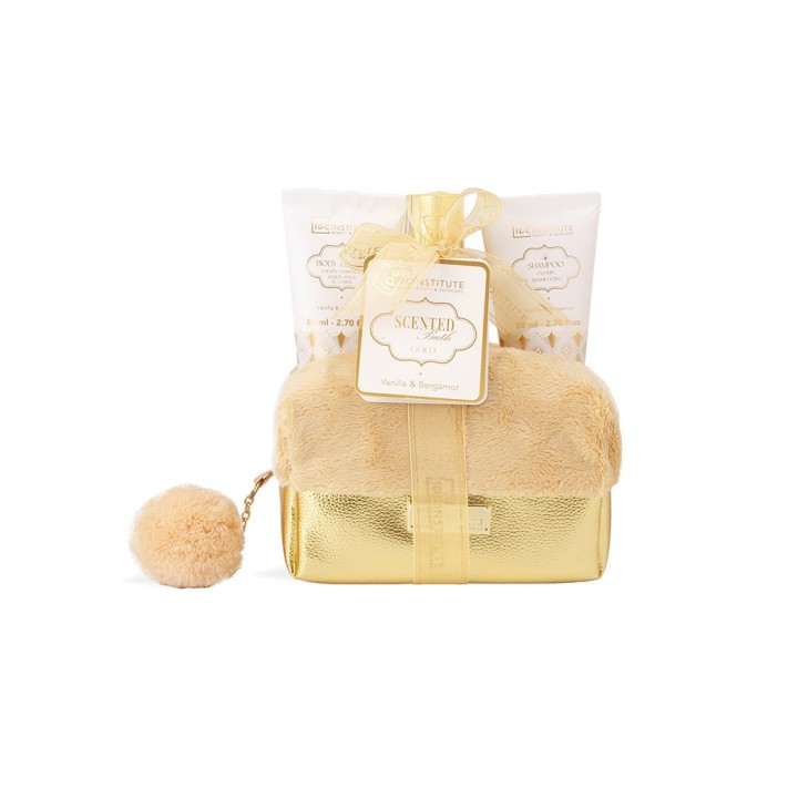 IDC INSTITUTE SCENTED BATH GOLD BAG SET