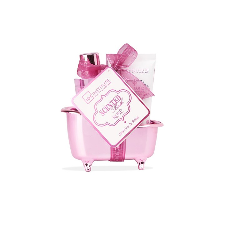 IDC INSTITUTE SCENTED BATH ROSE MINI BAT