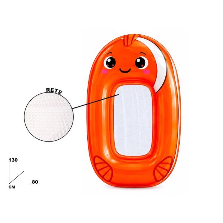 AMACA PESCIOLINO ROSSO 130x80