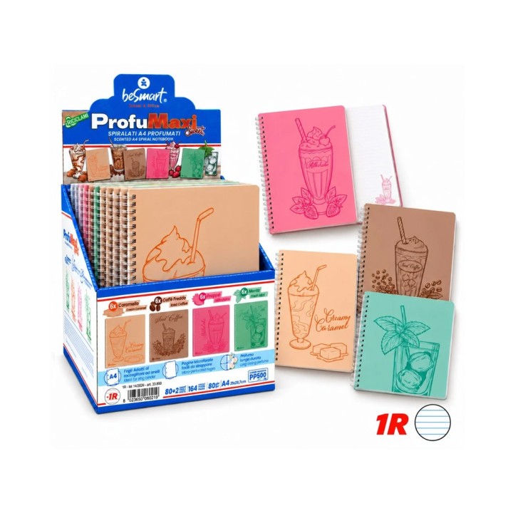 MAXI QUADERNO SPIRALATO 1R 80FF 80GR