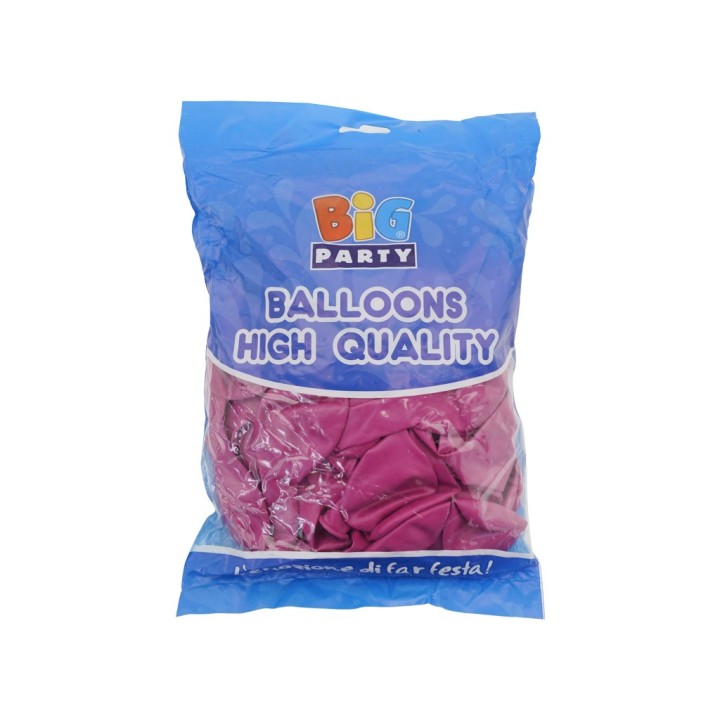 BS. 100 PALLONCINI LARGE FUCSIA 72440