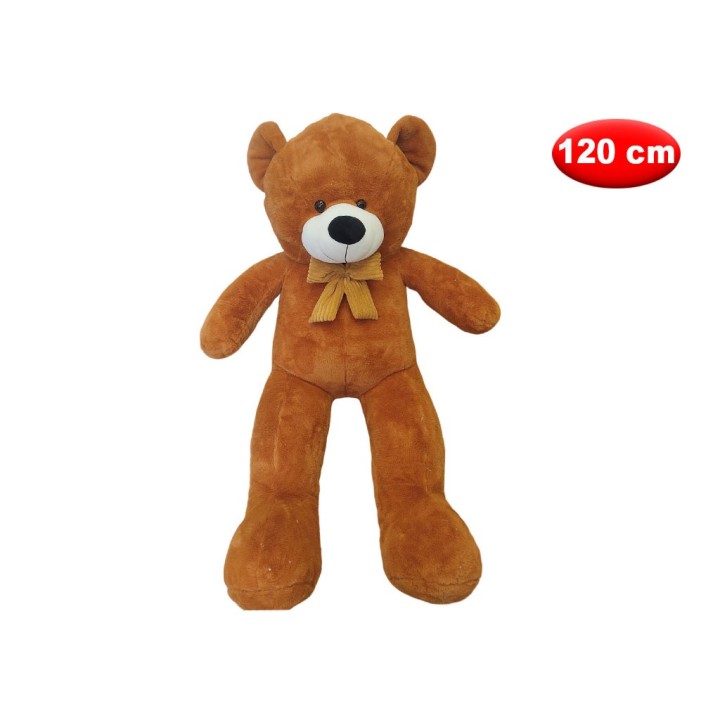 ORSO PELUCHE CON FIOCCO MARRONE 498701