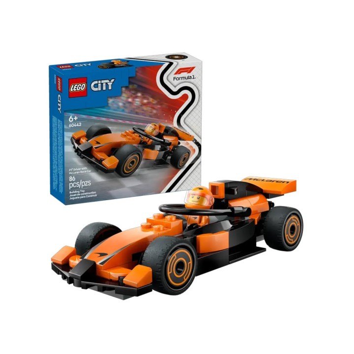 LEGO CITY PILOTA E MCLAREN F1 60442