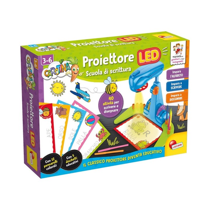 CAROTINA PROIETTORE LED SCUOLA LETTURA