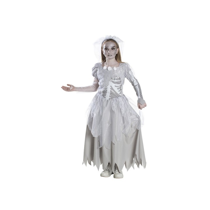 COSTUME DEAD BRIDE BAMBINA - 7/8 ANNI