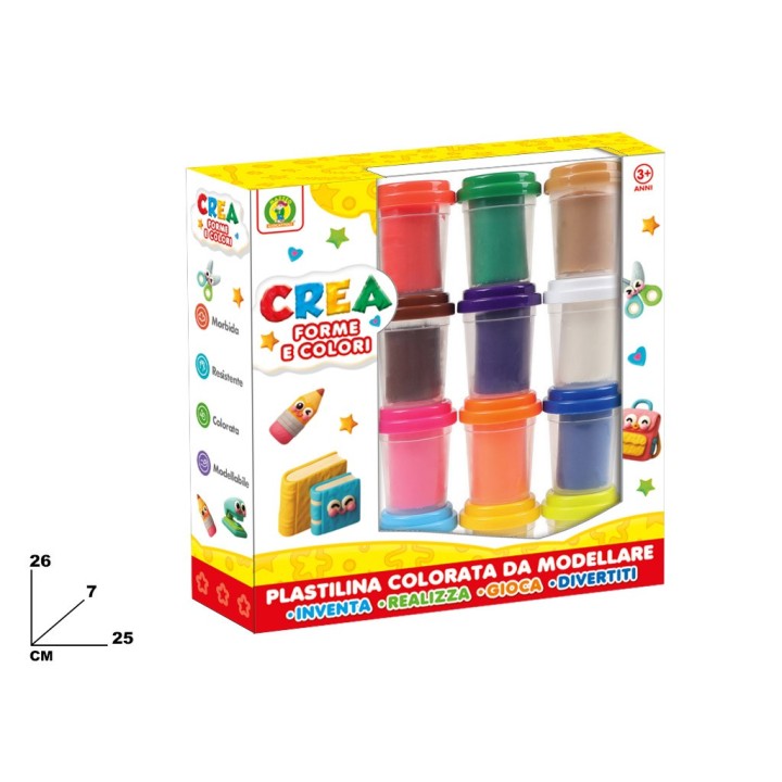 PLASTILINA CREA FORME E COLORI