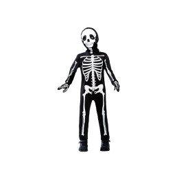 COSTUME SCHELETRO FLUO BAMBINO - 5/6 ANN
