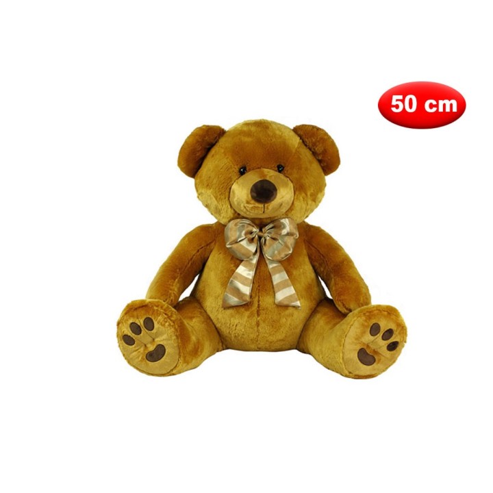 PELUCHE ORSO GOLIA CON CRAVATTA CM 50