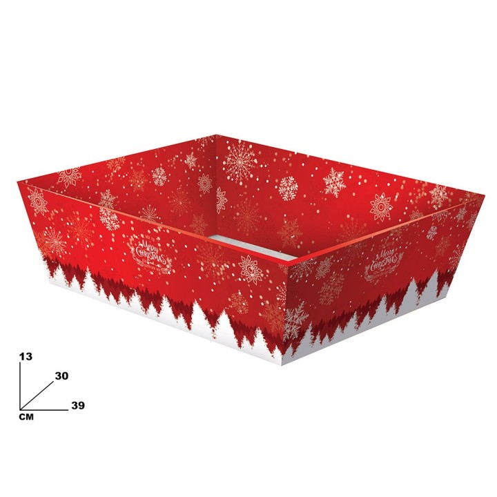 CESTA MERRY CHRISTMAS CM. 39X30X13