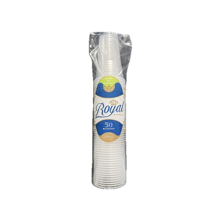 ROYAL BICCHIERI TRASPARENTI 300CC 50PZ