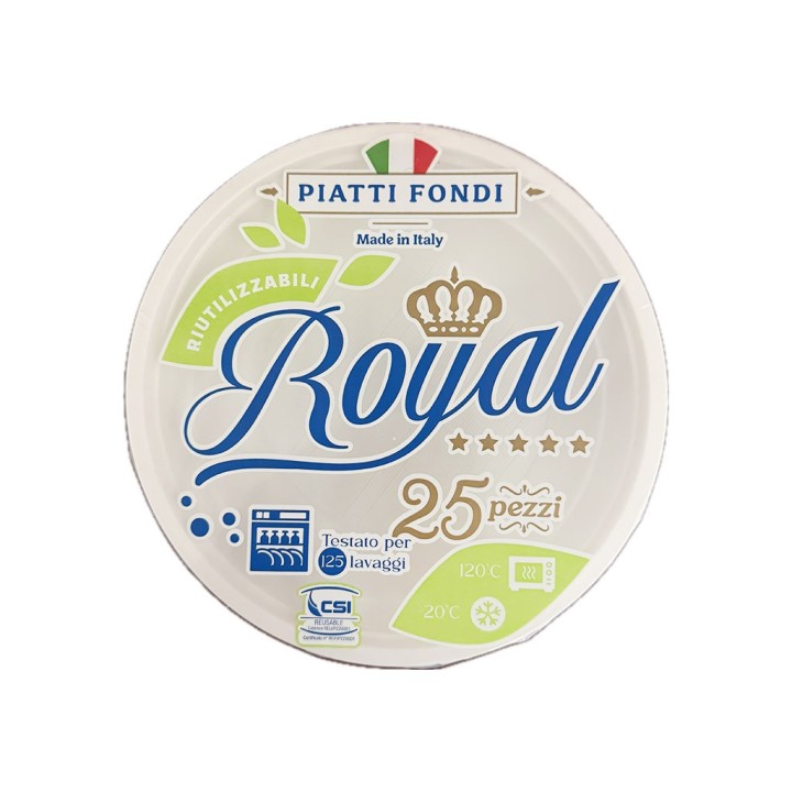 ROYAL PIATTI FONDI 25PZ