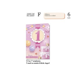 BIGLIETTO 1 ANNNO ROSA NU.10057