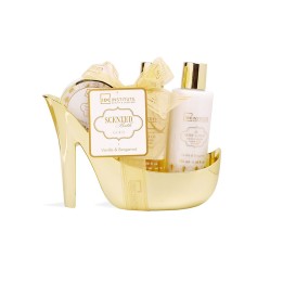 IDC SWEET SCENTED BATH GOLD HEEL SET
