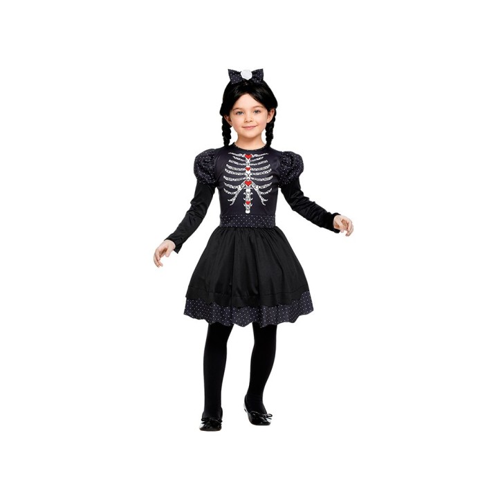 COSTUME SKELETON GIRL BAMBINA - 5/6 ANN