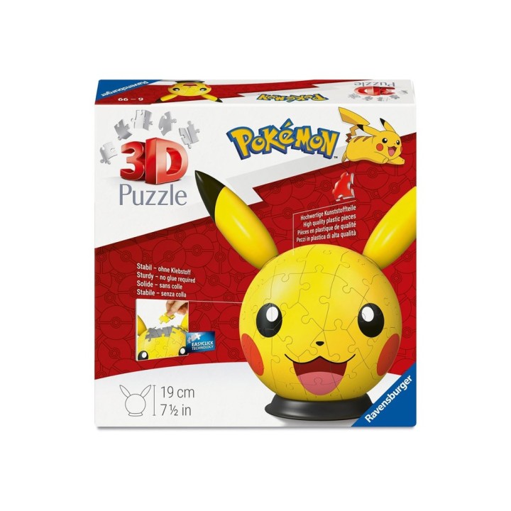 PUZZLEBALL 72 PZ POKEMON PIKACHU 08076
