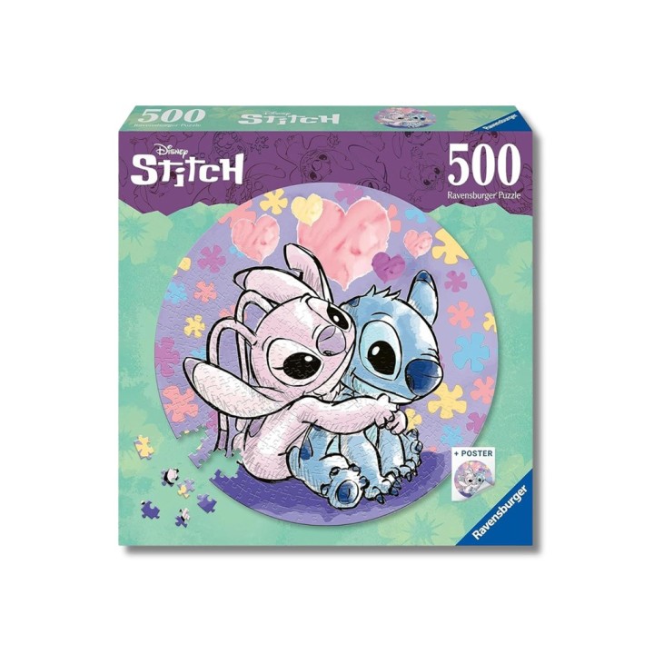 PUZZLE ROUND 500PZ STITCH 17581