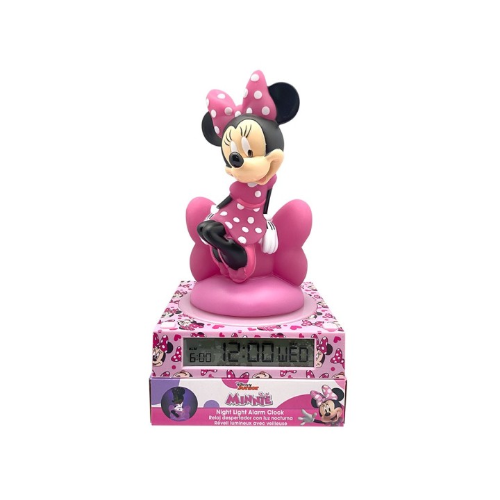 LAMPADA 3D CON SVEGLIA MINNIE MN4500
