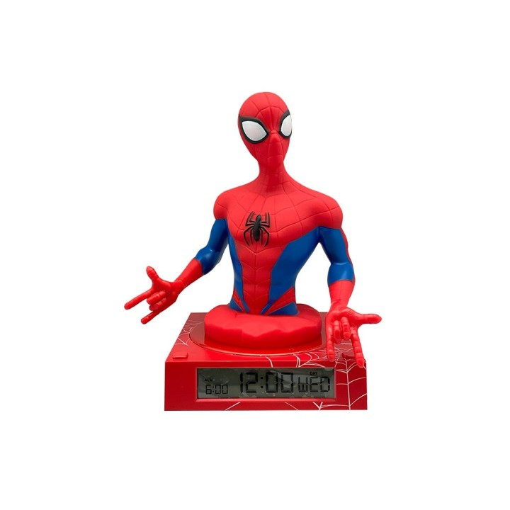 LAMPADA 3D CON SVEGLIA SPIDERMAN SPD3621