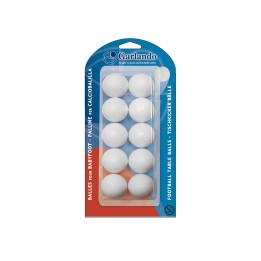 BLISTER 10 PALLINE BIANCHE CALCETTO