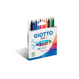 GIOTTO 12 PASTELLI A CERA F281200
