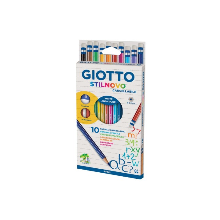 GIOTTO 10 PASTELLI STILNOVO CANCELL+TEMP