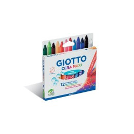 GIOTTO PASTELLI CERA DA 12 MAXI F291200