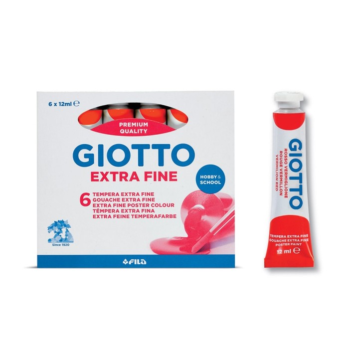 TEMPERA GIOTTO TUBETTO 07 ROSSO VERM.