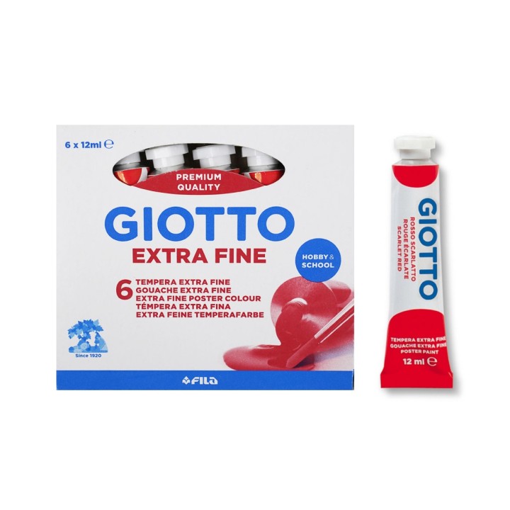 TEMPERA GIOTTO TUBETTO 08 ROSSO SCARLATT