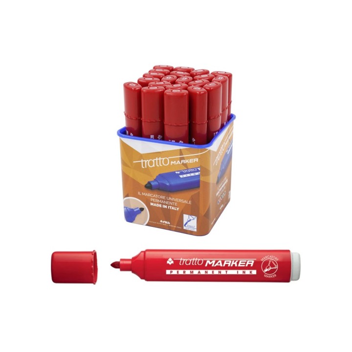 TRATTO MARKER ROSSO PUNTA TONDA