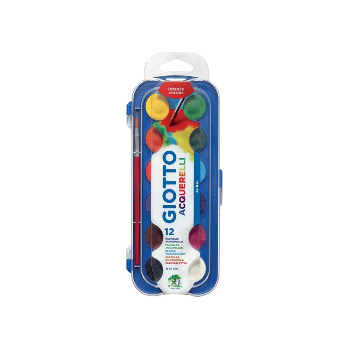 SCATOLA GIOTTO 12 ACQUERELLI 351200