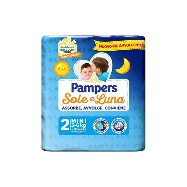 PAMPERS SOLE E LUNA MINI 3-6KG TG.2