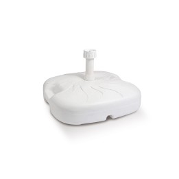 BASE OMBRELLONE QUADRATA BIANCA 18LT 45/