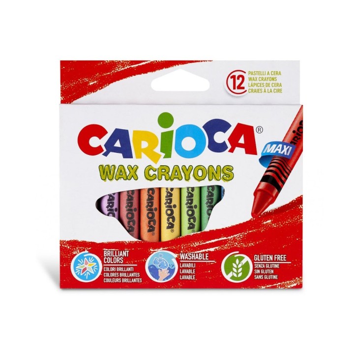PASTELLI CERA JUMBO DA 12PZ.