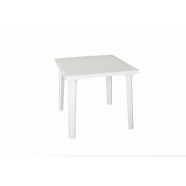 BICA TAVOLO WEEKEND - BIANCO 80X80X72 59