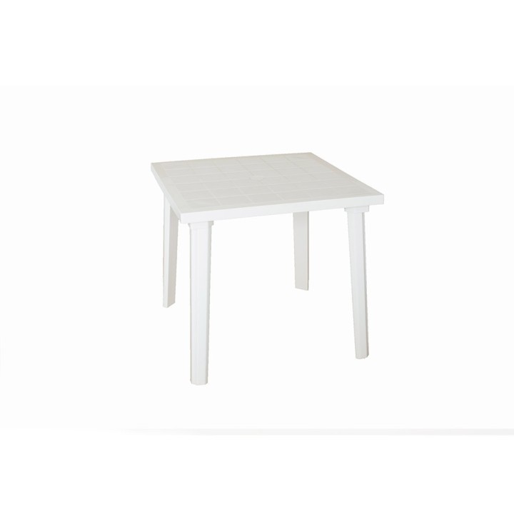 BICA TAVOLO WEEKEND - BIANCO 80X80X72 59