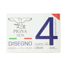 PIGNA BLOCCO 24X33 PIGNAQUATTRO LISC. GE