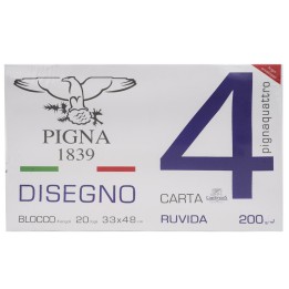 PIGNA BLOCCO 33X48 PIGNAQUATTRO RUV. OR