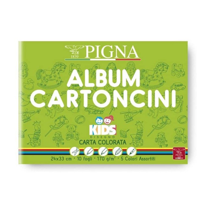 ALBUM CARTONCINI COLORATI