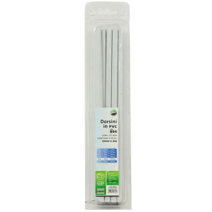 DORSETTI IN PVC 10MM.CF10 894-BIA