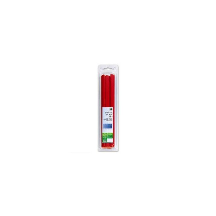 DORSETTI IN PVC 10MM. CF.10 ROSSO